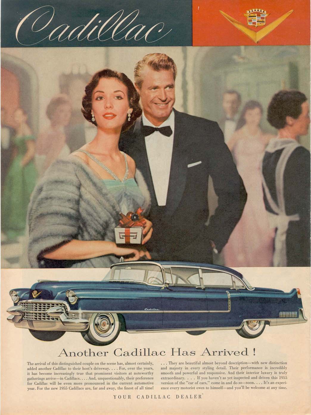 CADILLAC 1955 RED COUPE DE VILLE MAYBE THIS WILL BE THE YEAR NEW YEARS
